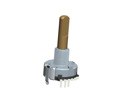 EC20 Incremental Rotary Encoder 18 Positioning Pulse Semi-circular Axis L30mm Digital Potentiomet