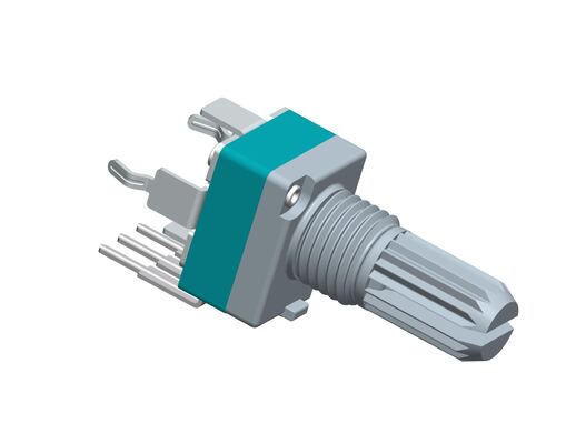100MΩ Min Insulation Resistance Rotary Variable Resistor made of Plastic Shaft Material